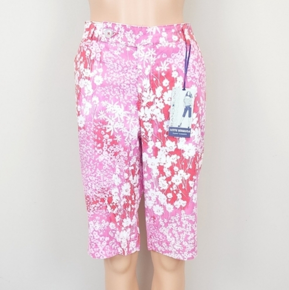 Bandolino Ivette Tummy Slimming Floral Bermuda Short